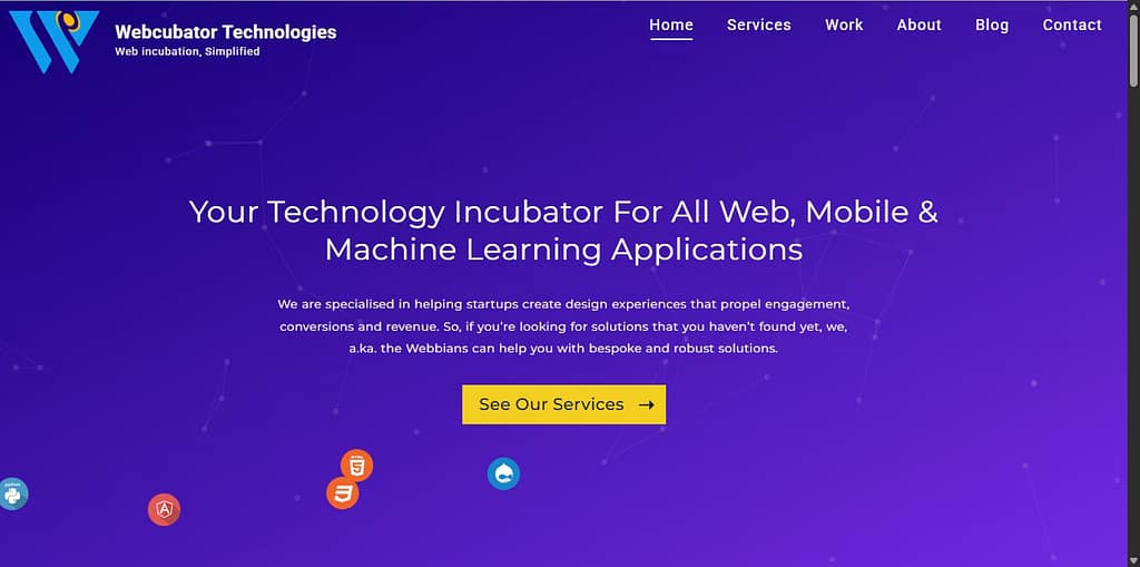 webcubator technologoes