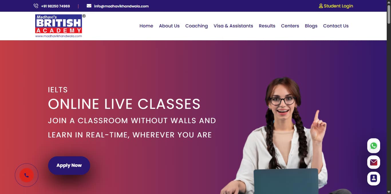 madhvi british academy
