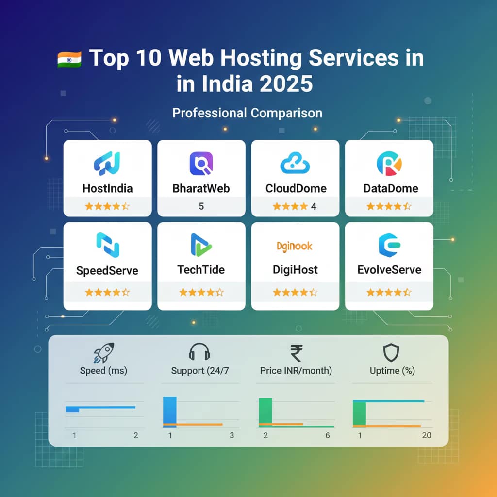 Top 10 Web Hosting Services in India [year]