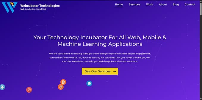 webcubator technologoes