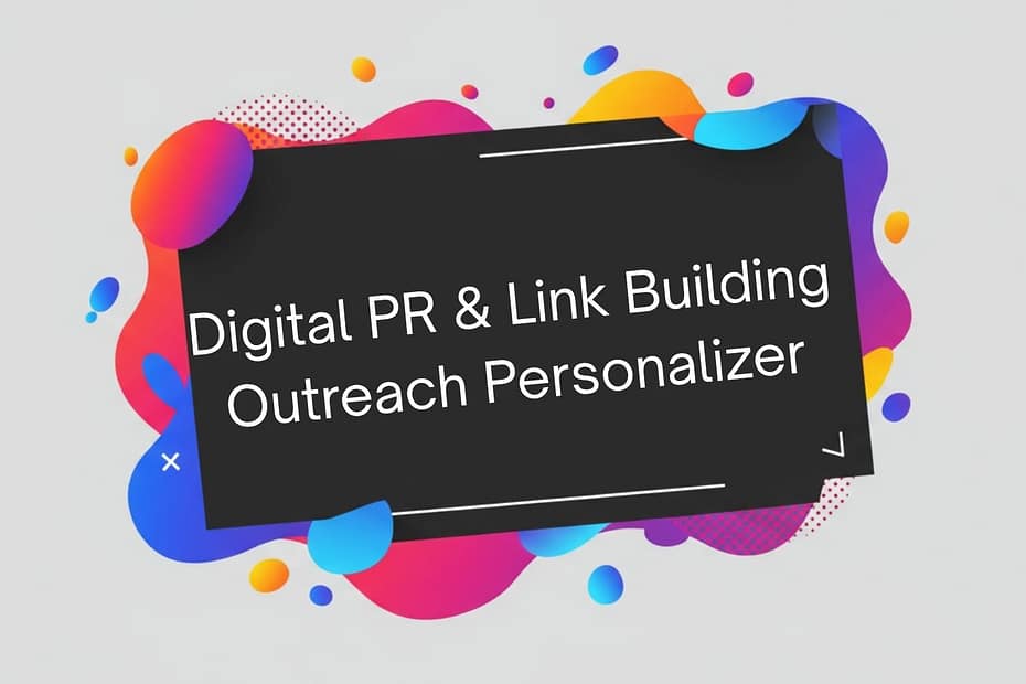 Digital PR & Link Building Outreach Personalizer