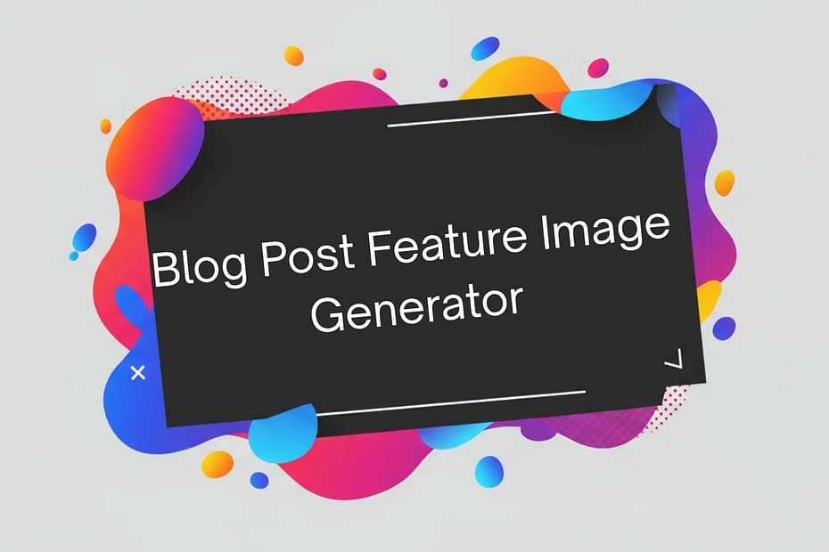 Blog Post Feature Image Generator
