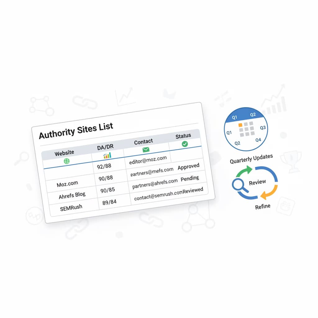 How Often Should You Update Your Authority Sites List