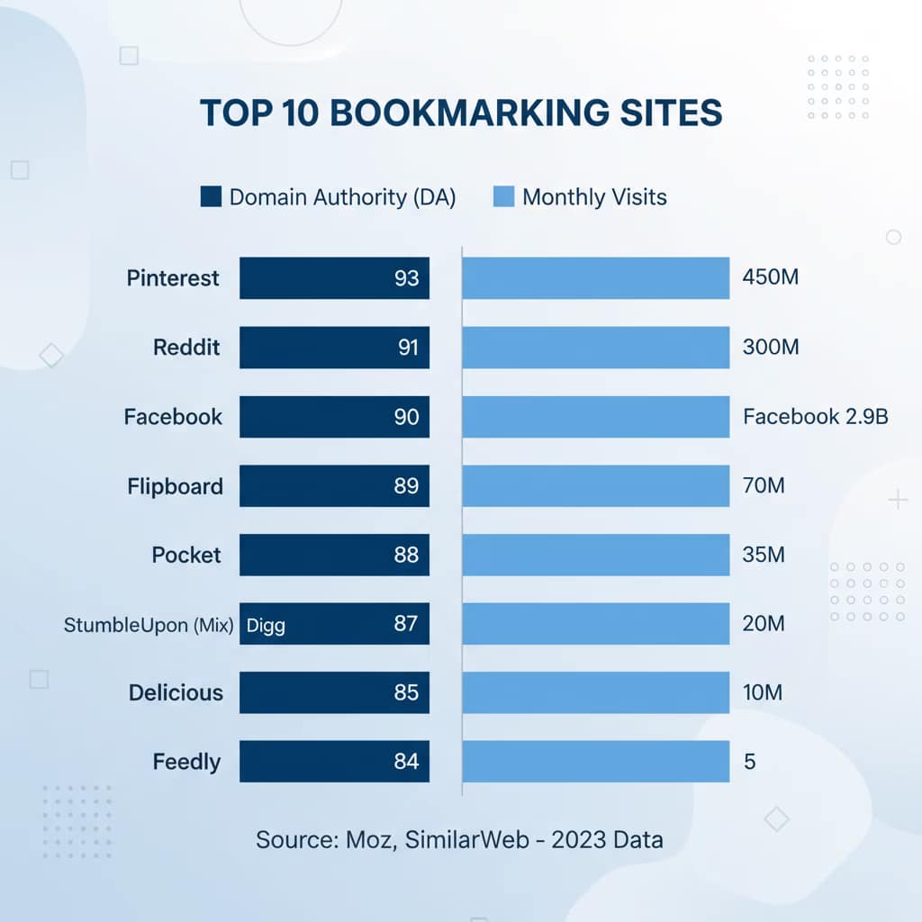 Top 10 Bookmarking Site List